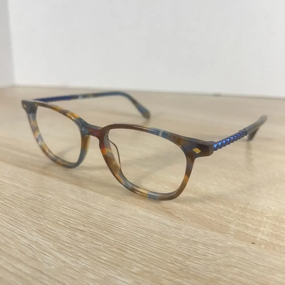 JF Rey PA065 2505 Petite Blue Orange Eyeglasses 48-15-140 Excellent Cond